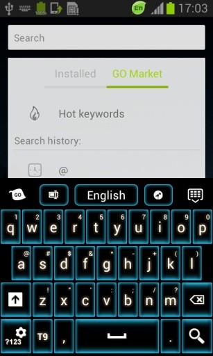 蓝色霓虹灯GO输入法截图8