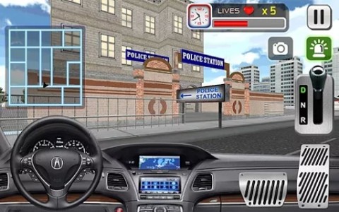 Crazy Police Car Driver 3D截图5