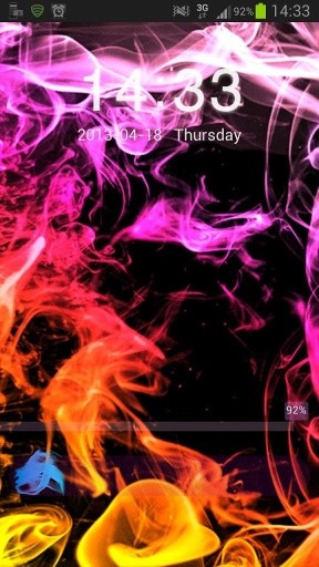 GO Locker Theme Smoke Color截图1