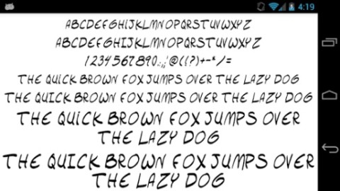 Fonts for FlipFont 50 Comic截图2