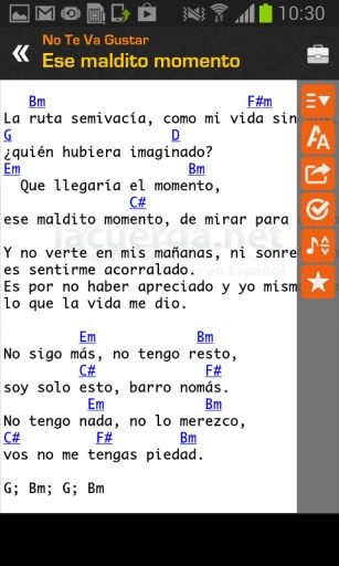 Tabs &amp; Chords in Spanish截图2