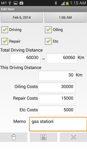 汽車保持日誌（汽車網站，汽車日曆） Car Time Log截图6