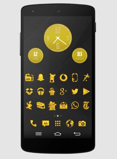 Golden Icons - Icon Pack截图5