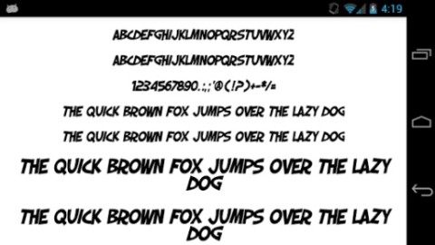 Fonts for FlipFont 50 Comic截图3