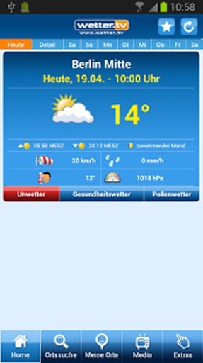 Wetter Deutschland - wetter.tv截图1