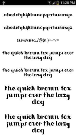 Fonts for FlipFont #15截图2