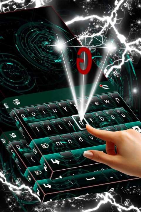 Tech Dark Keyboard截图2