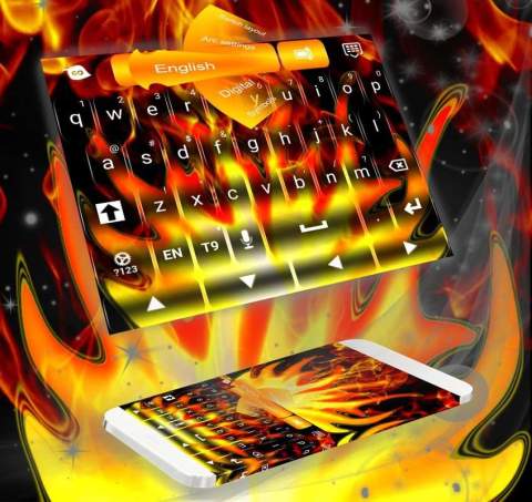 GO Keyboard Fire截图5