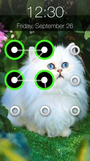 猫图案屏幕锁定截图4