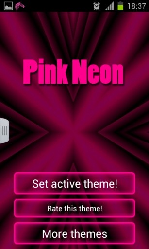 Pink Neon Keyboard GO截图7