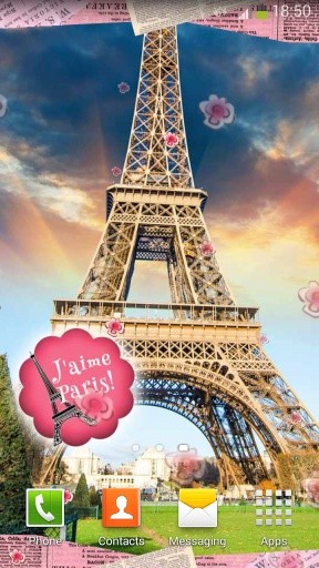 Cute Paris Live Wallpaper截图6