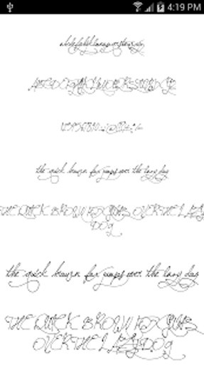 Fonts for FlipFont Romance截图2