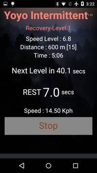 Yo-Yo Intermittent Test截图3