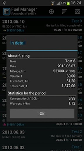 油耗统计 油耗统计Fuel Manager截图8