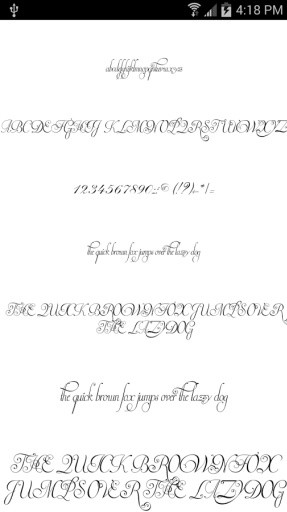 Fonts for FlipFont Romance截图5