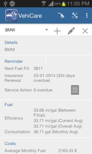Vehi Care - Car Maintenance截图1