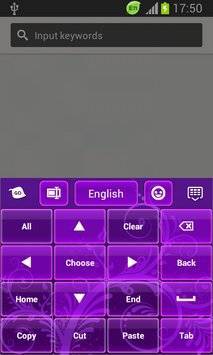 GO Keyboard Deep Purple截图2