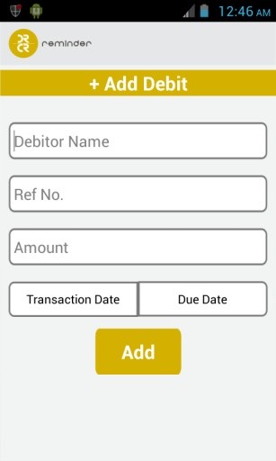 Debit and Credit Reminder截图2