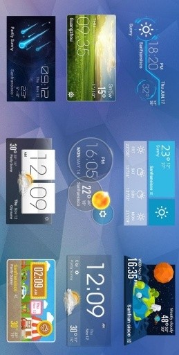 Cartoon cute weather Icon set截图4