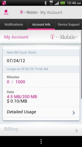 T-Mobile MyAccount截图6