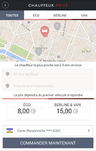 Chauffeur-Priv&eacute;截图2