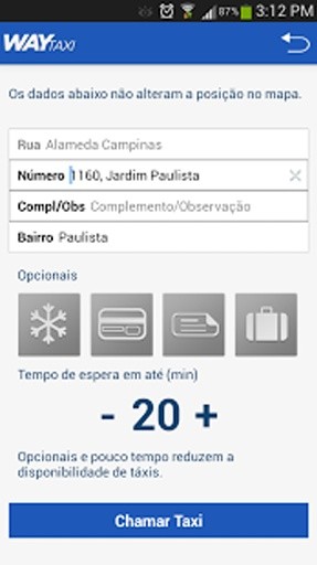 WayTaxi - Seu t&aacute;xi onlin...截图2