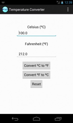 Farenheit to Celsius Con...截图3