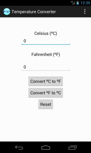 Farenheit to Celsius Con...截图1