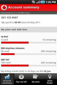 My Vodafone (NZ)截图