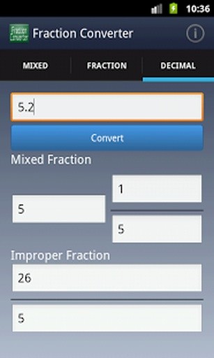 Fraction Converter截图5