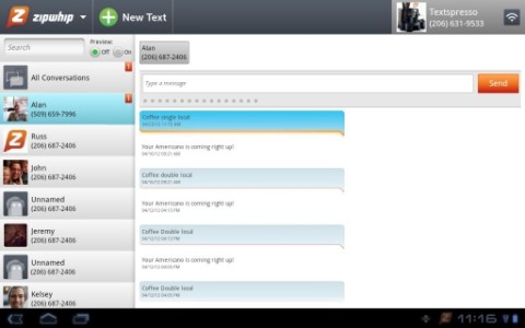 Zipwhip Texting App截图4