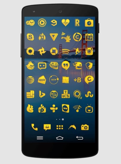 Golden Icons - Icon Pack截图6