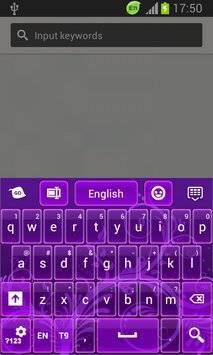 GO Keyboard Deep Purple截图1