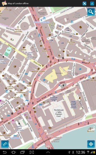 Map of London offline截图3