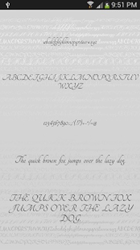 Fonts Script for FlipFont Free截图5