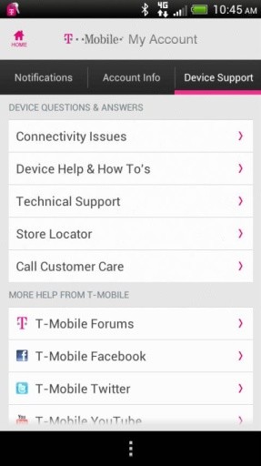 T-Mobile MyAccount截图1