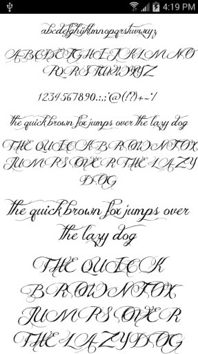 Fonts for FlipFont Romance截图8