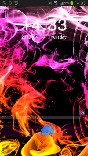 GO Locker Theme Smoke Color截图3