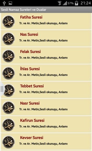 Sesli Namaz Sureleri ve Dualar截图2