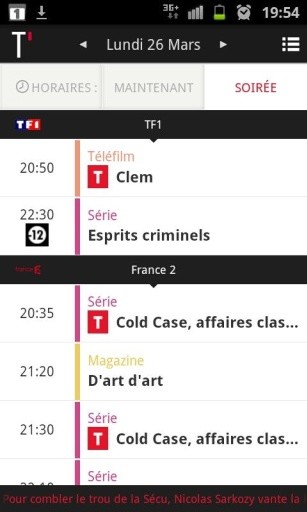 Programme TV par T&eacute;l&eacute;rama截图4