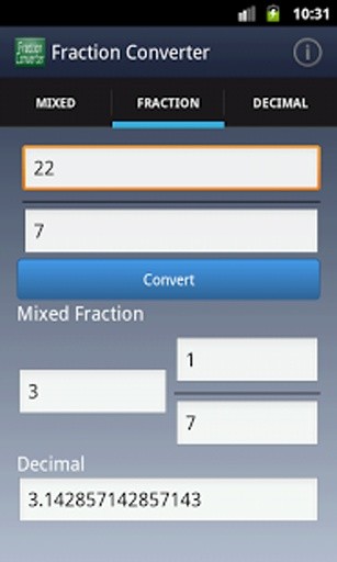 Fraction Converter截图2