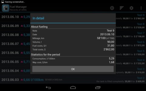 油耗统计 油耗统计Fuel Manager截图11