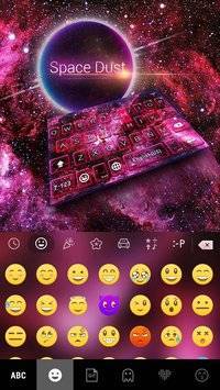 Space Dust Emoji Kika Keyboard截图3