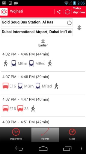 Wojhati Journey Planner截图5