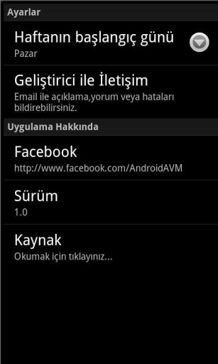 Takvim Widget截图3