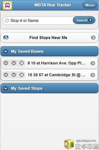 MBTA Bus Tracker截图3