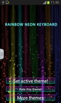 彩虹霓虹键盘截图