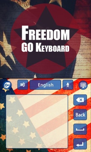 USA Freedom GO Keyboard Theme截图6