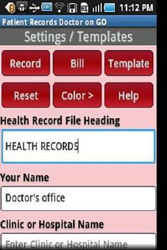 Patient Records Doctor ON GO-T截图