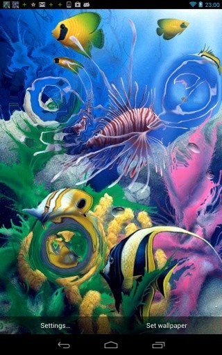 Aquarium 3D LWP截图4